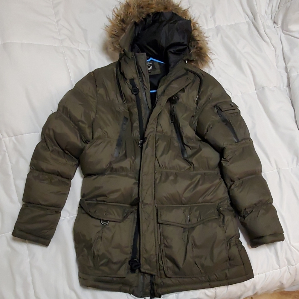Brave souls olive parka
